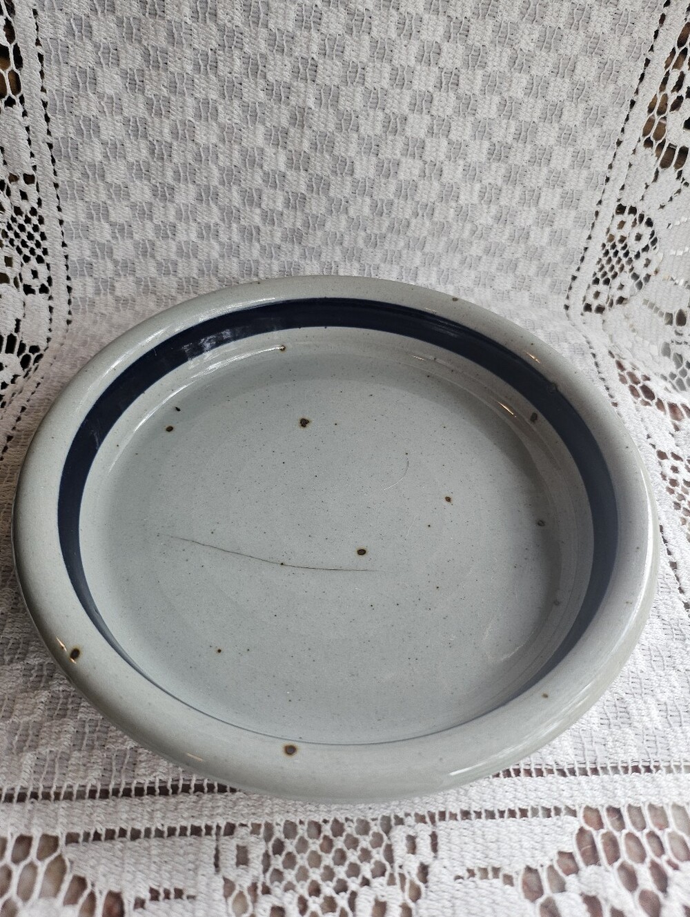 Dansk BLT Blue Stoneware Dish